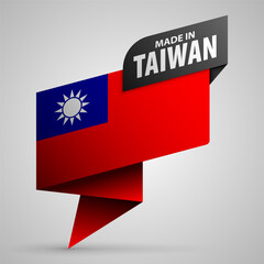 Made in Taiwan graphic and label.