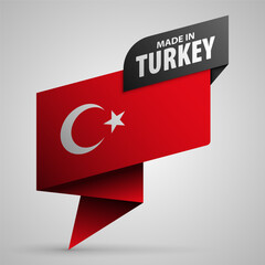 Made in Turkey graphic and label.