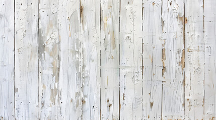 White painted wooden plank background using for wallpaper