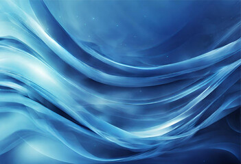 Fototapeta premium Lose yourself in the beauty of an abstract blue fantasy backdrop, where vibrant colors and dreamlike elements come together in perfect harmony.