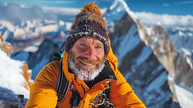 In-depth magazine article with photos illustrating the impact of altitude on human physiology, featuring interviews with mountain climbers and experts