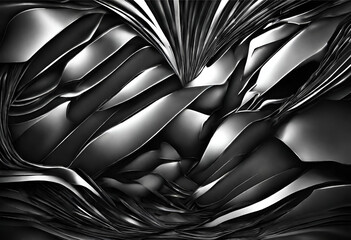 Experience the allure of an abstract black and white swirl background. This captivating fantasy backdrop will transport you to a world of artistic wonder!
