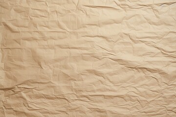 Beige dark wrinkled paper background with frame blank empty with copy space for product design or text copyspace mock-up template for website banner 