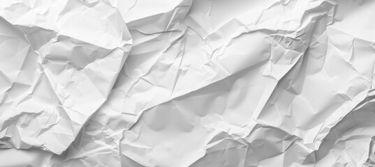 Obraz premium .white_crumpled_paper_texture_background_close