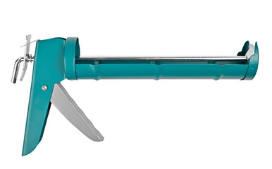 Gun for silicone and glue