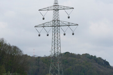 Neubau eine Hochspannungsleitung