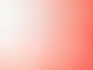 Coral color gradient light grainy background white vibrant abstract spots on white noise texture effect blank empty pattern with copy space for product 