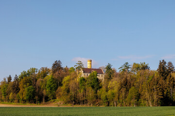 The Fugger castle in Wellenburg near Augsburg on a sunny spring day