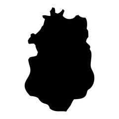 Maio island map, Cape Verde. Vector illustration.