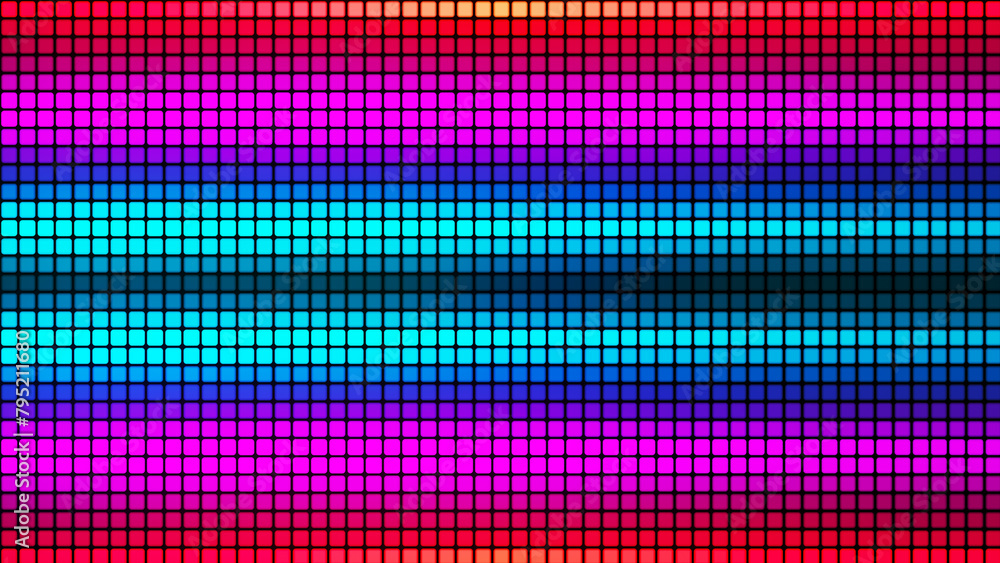 Fototapete abstract background from multi-colored squares. abstract gradient background. pixel background for w