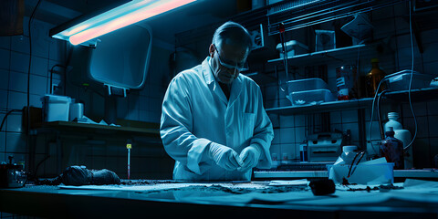  scientists working in laboratory , Pharmacology microbiology