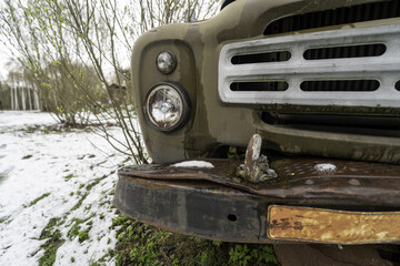 old car wheel