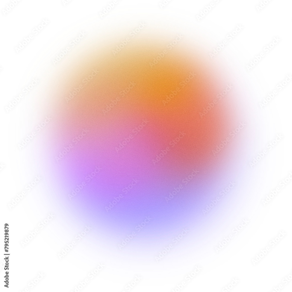 Poster Colorful gradient with noise and blur effects. Gradient beam of light on a transparent background. Colorful glare of neon light	