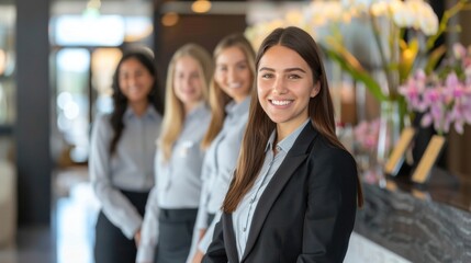 An excellent service team led by our talented female employees. From managing customer inquiries