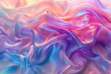 Abstract 3d luxury premium background, colorful flowing curved waves, golden accent, lighting effect - 795223090