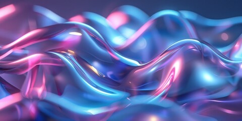 Abstract 3d luxury premium background, colorful flowing curved waves, golden accent, lighting effect - 795223607