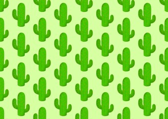 Pattern with cacti. Postcard with cacti. Seamless pattern with cacti. Background. Green plants and colorful background. Cactus