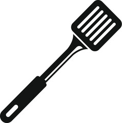 Cooking tool spatula icon simple vector. Rustic element. Kitchenware tool