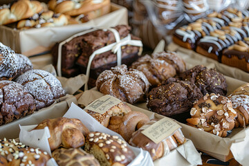 A selection of handcrafted baked goods or treats, thoughtfully packaged and prepared as a meaningful gift