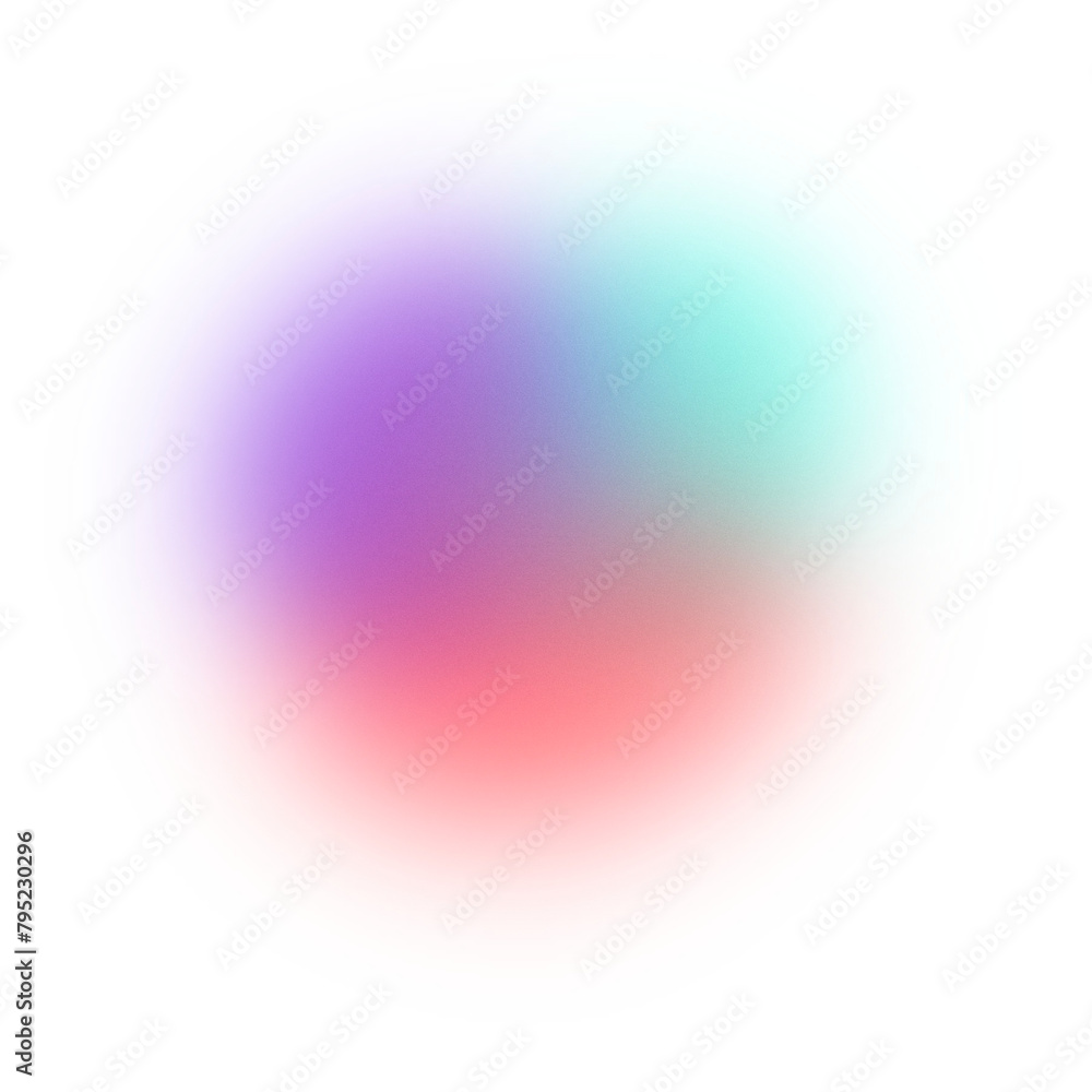 Poster Colorful gradient with noise and blur effects. Gradient beam of light on a transparent background. Colorful glare of neon light	