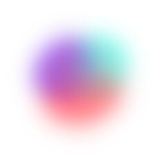 Colorful gradient with noise and blur effects. Gradient beam of light on a transparent background. Colorful glare of neon light	