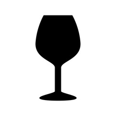 wine glass icon vector illustration isolated