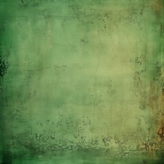 Green background paper with old vintage texture antique grunge textured design, old distressed parchment blank empty with copy space for product 
