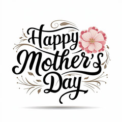 Fototapeta premium Mothers Day, Mothers Day Poster, Happy Mothers Day lettering set. Handmade. Happy Mother' Day, calligraphy. Mother’s Day Lettering, Poster, Post. Vector. card. beautiful. Mother' Day Vector watercolor