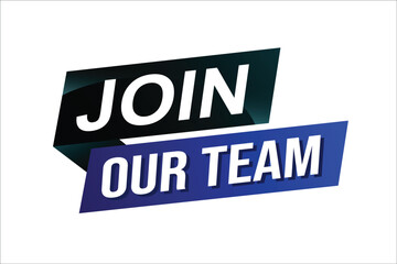 join our team word concept vector illustration with modern futuristic 3d style for landing page template ui web mobile app poster banner flyer background gift card coupon label wallpaper

