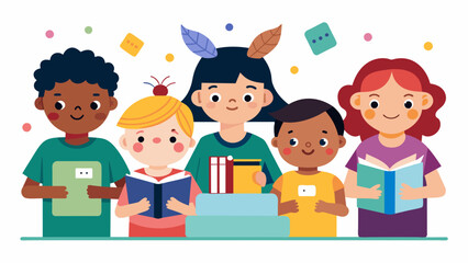 A craft party where kids make their own personalized library card holders and decorate them with their favorite book characters.