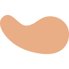 Boho Abstract Hand Drawn Organic shapes Element