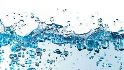 Obraz premium Blue Water Splash Abstract Background