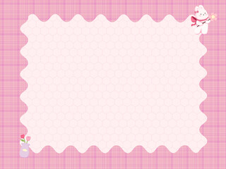 paper pink background