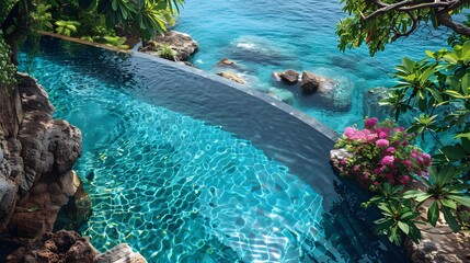 Tranquil Pool With Crystal Clear Water