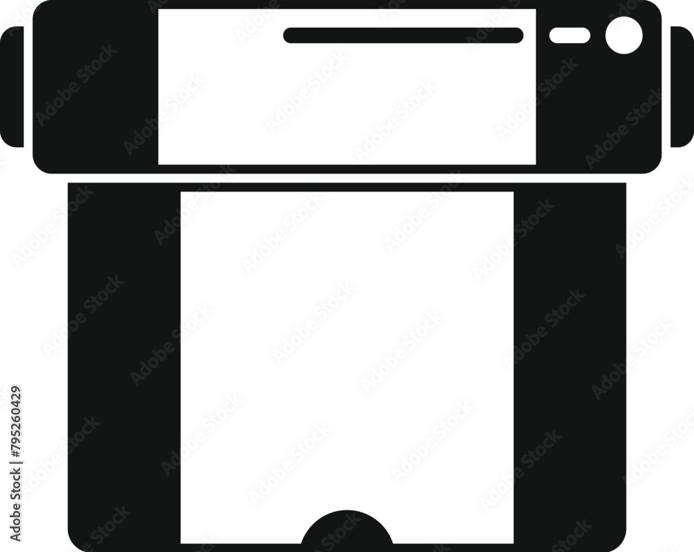 Poster roll of garbage sacks icon simple vector. bags for trash. ecological element