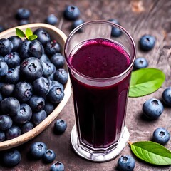 blueberries juice