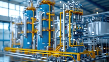 Gas Facility Illustration 