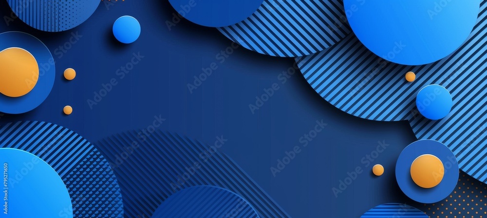Poster blue geometric gradient texture banner with concrete stone pattern for website and print design