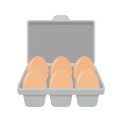 Grocery Food simple objects. Cartoon flat vector