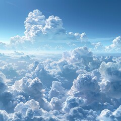 Naklejka premium expansive sky view