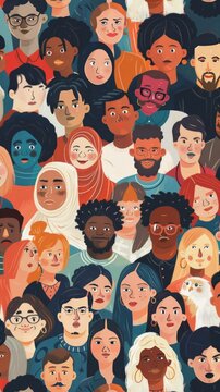 Images depicting unity and diversity, showcasing people from various backgrounds coming together in harmony.
