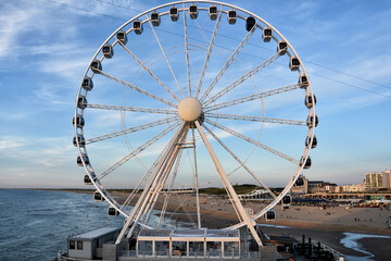 Ferris wheel the Pier, Scheveningen, Netherlands, Holland, Europe.