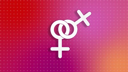 Símbolo de lesbiana versión 1