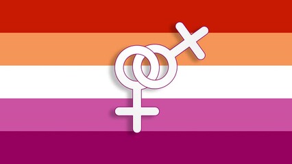 Símbolo de lesbiana versión 3