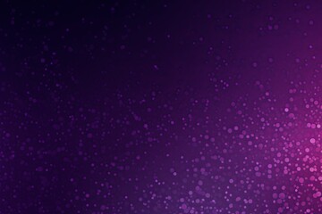 Purple color gradient dark grainy background white vibrant abstract spots on black noise texture effect blank empty pattern with copy space for product 