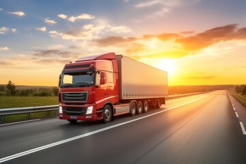 Cargo transportation truck industry vehicle