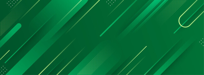 Colorful banner background, shape, green gradient, abstract background. Vector eps 10