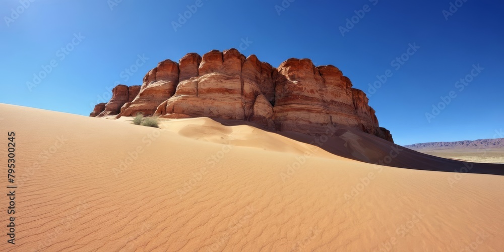 Wall mural Photo Of a Hill in Hot Arabic Desert