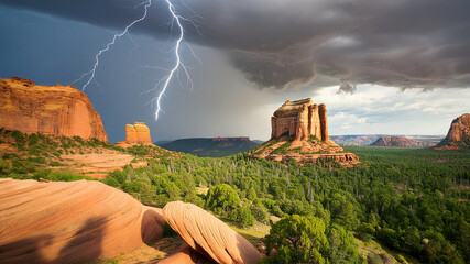 hunderstorm on the Colorado Plateau-Enhanced-SR.