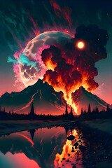 Fires Below, Peaks Above: The Dynamic World of Volcanoes and Mountains